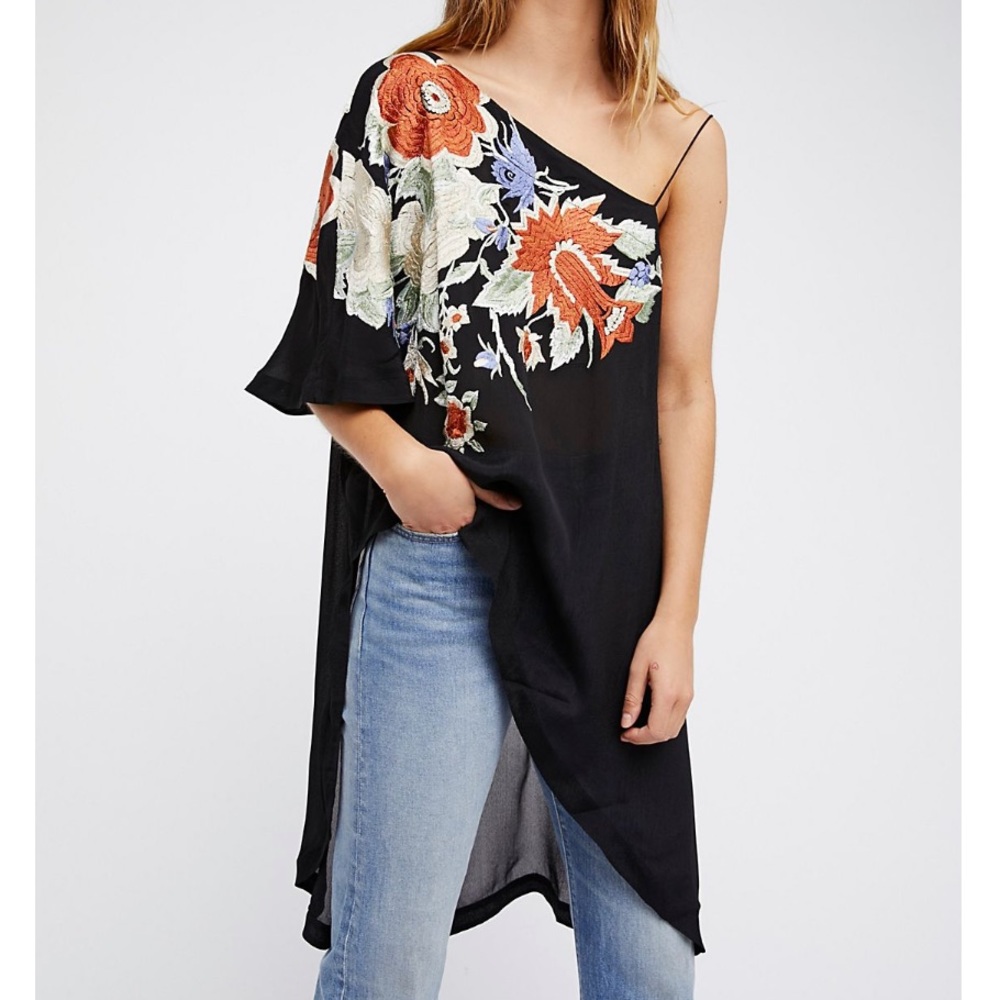 Free People Shanti Embroidered Tunic